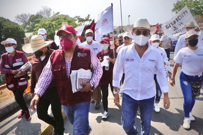 Juntos haremos historia en el Distrito de Emiliano Zapata: Toño Luna