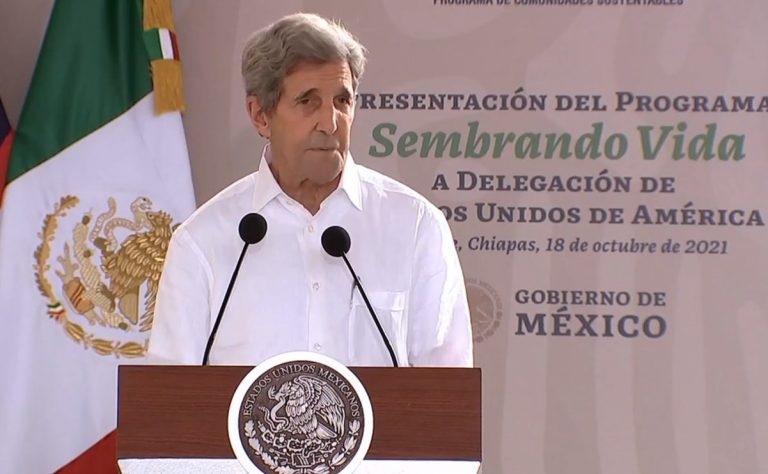«Sembrando Vida se concentra en el pueblo»; John Kerry elogia programa de AMLO