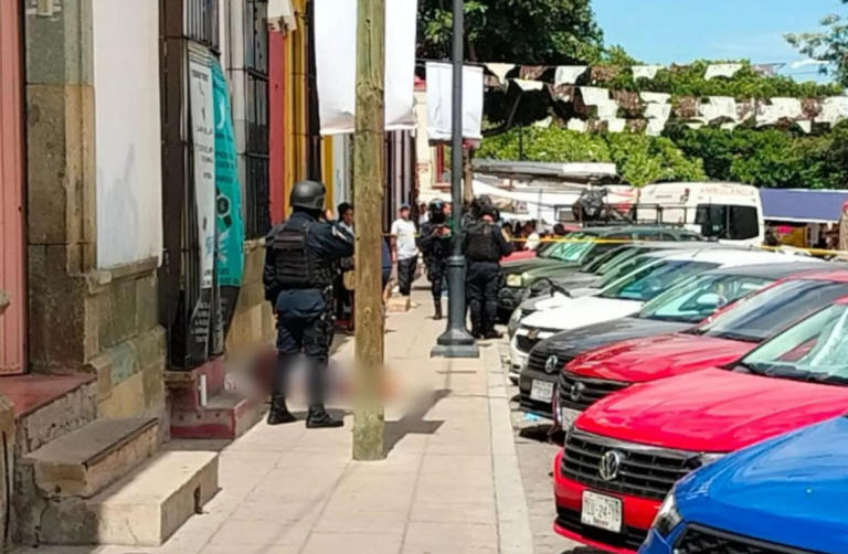 Matan a notario del Edomex en pleno Centro Histórico de Oaxaca