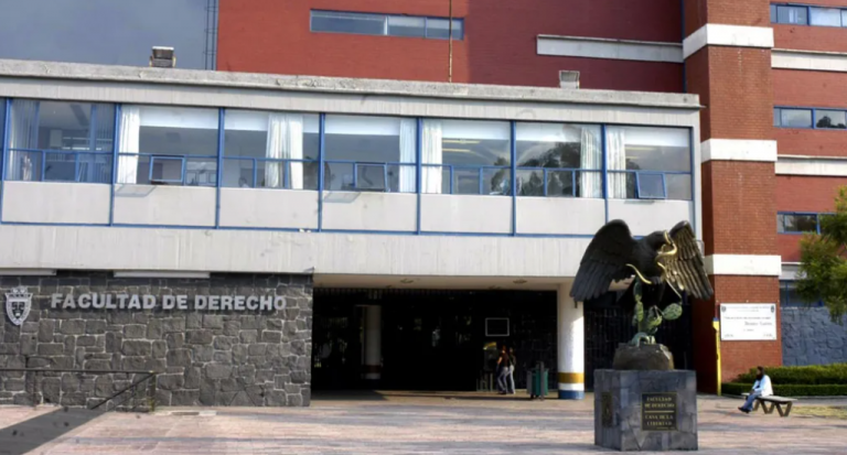 Suspenden actividades académicas presenciales en la Facultad de Derecho de la UNAM